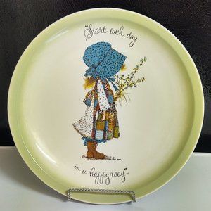 Holly Hobbie Collector's Edition Plate 10" Start Each Day in a Happy Way